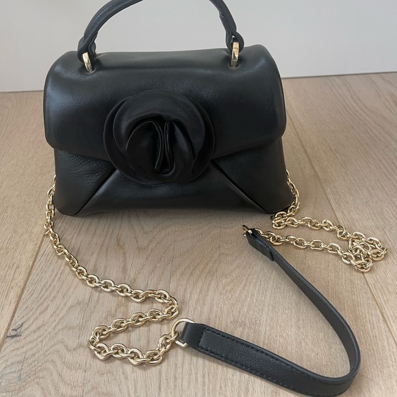 Ted Baker London Handbags - Elegant Black Handbag with Floral Accent